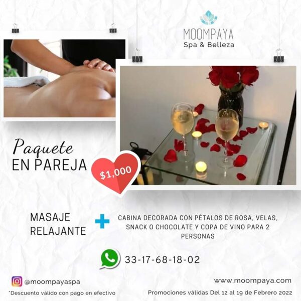 Promociones Dia Del Amor Masaje En Pareja Certificados De Regalo 3317681802 3191