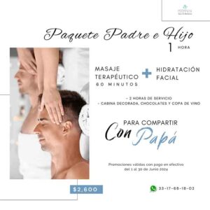 Cómo sorprender a papá en su día | Promociones y Descuentos dia del padre en Guadalajara | spa guadalajara